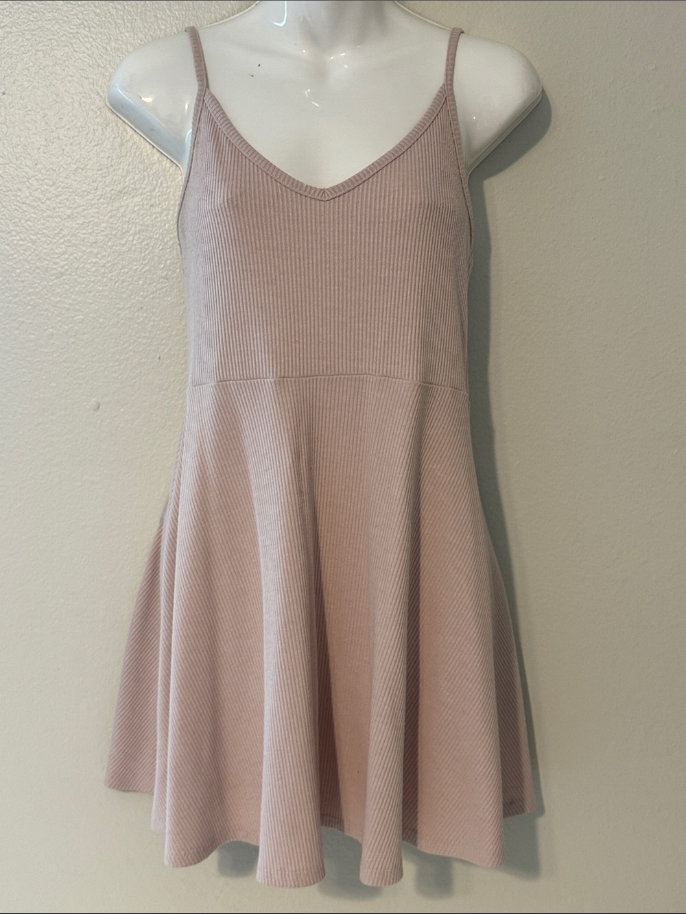 🩷5 for $25🩷 Blush Pink Ribbed Swing Dress